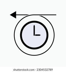 Delay Icon. Suspend, Postponement Symbol - Vector. 