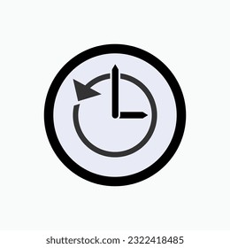 Delay Icon. Suspend, Postponement Symbol - Vector.  