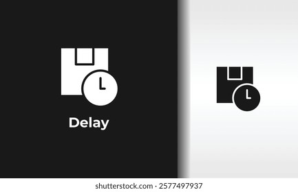 Delay Vector, Icon Or Logo Sign Isolated Symbol Illustration