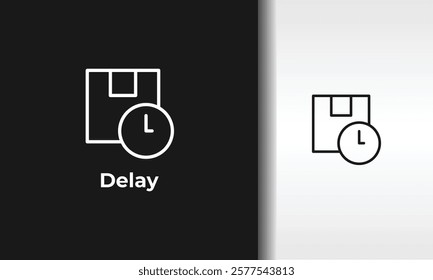 Delay Vector, Icon Or Logo Sign Isolated Symbol Illustration