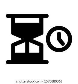 delayed icon isolated sign symbol vector illustration - high quality black style vector icons

