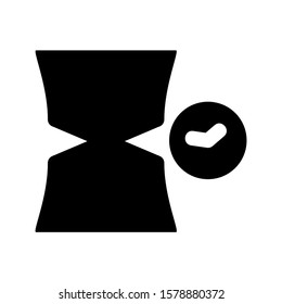 delayed icon isolated sign symbol vector illustration - high quality black style vector icons
