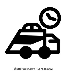 delayed icon isolated sign symbol vector illustration - high quality black style vector icons
