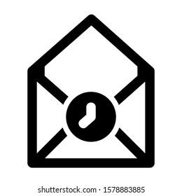 delayed icon isolated sign symbol vector illustration - high quality black style vector icons
