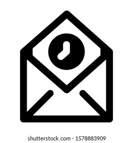 delayed icon isolated sign symbol vector illustration - high quality black style vector icons
