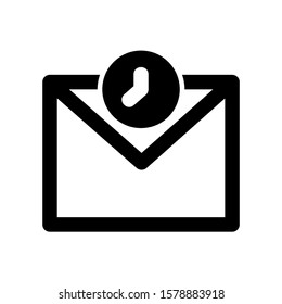 delayed icon isolated sign symbol vector illustration - high quality black style vector icons

