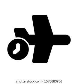 delayed icon isolated sign symbol vector illustration - high quality black style vector icons

