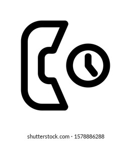 delayed icon isolated sign symbol vector illustration - high quality black style vector icons
