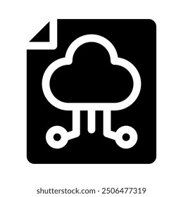 delearning icon with style glyph