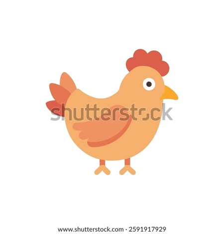 A delectable chicken icon suitable for recipes and food designs.