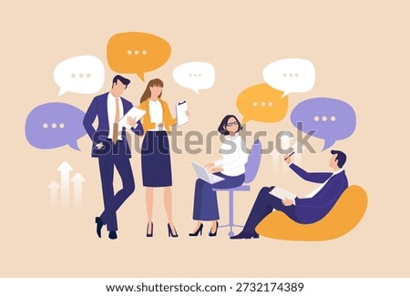 Delegating Responsibilities. A boss assigns tasks and responsibilities to the team, symbolizing leadership, trust, and effective management within a professional workplace.