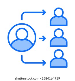 Delegation Icon Element For Design