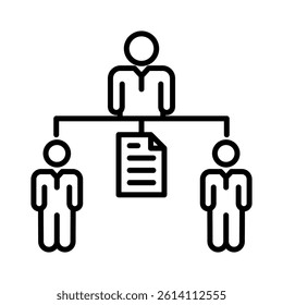 Delegation Icon Element for Design