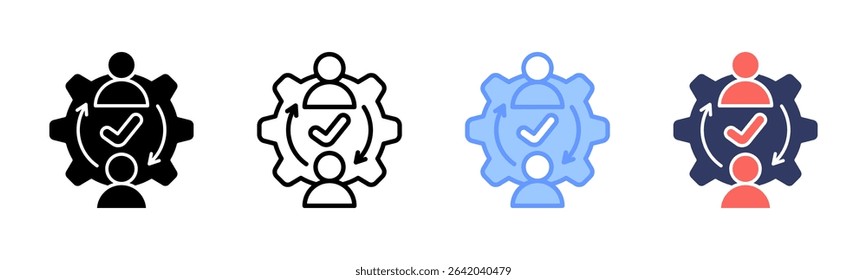 Delegation Icon Element for Design
