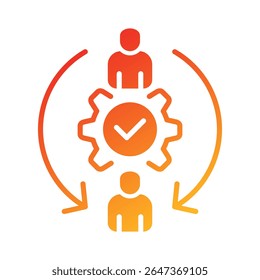 Elemento de icono de delegación para diseño