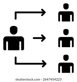 Elemento de icono de delegación para diseño