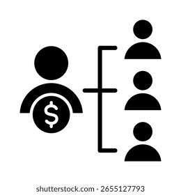 Delegation Icon Element For Design