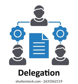 Delegation Vector icon which can easily modify or edit 