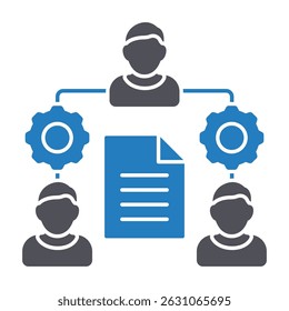 Delegation Vector icon which can easily modify or edit 
