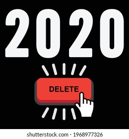  delete 2020 smart t-shirt design