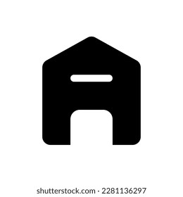 Borrar el icono de Ui glifo negro de la dirección. Cambiar la información en línea. Diseño de interfaz de usuario. Símbolo de silueta en el espacio blanco. Pictograma sólido para web, móvil. Ilustración vectorial aislada