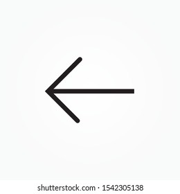 Delete backspace keyboard key line art vector icon for apps and websites