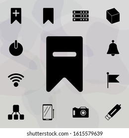 delete bookmark icon. web icons universal set for web and mobile