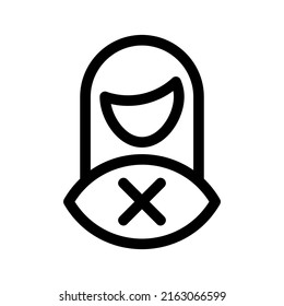 eliminar icono del hombre de negocios o logotipo símbolo de signo aislado ilustración vectorial - iconos vectoriales de estilo negro de alta calidad
