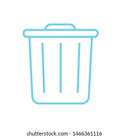 Delete button icon. Logo element illustration. Can be used in mobile and web.  button symbol. 