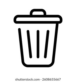 Delete button vector icon design in flat style, ready for premium use