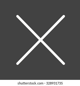 Delete, cancel, remove icon vector image. Can also be used for phone and communication. Suitable for use on web apps, mobile apps and print media.