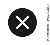 Delete. Close icon vector Simple modern icon design illustration.