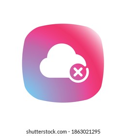 Cloud-Dienst löschen - Schaltfläche "App"