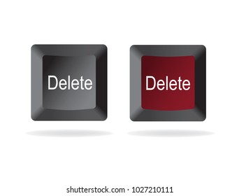 delete computer keyboard style.