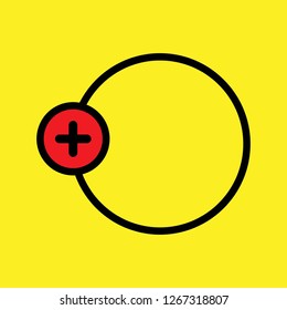 delete cross circle icon. sign design