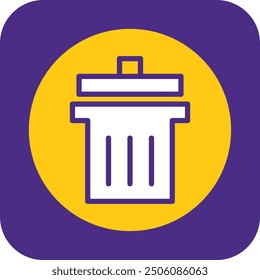 Delete Filled Curve Vector Icon Design