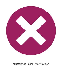 delete flat icon