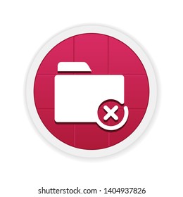 Delete Folder - Vector App Icon