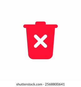 delete forever icon sign vector