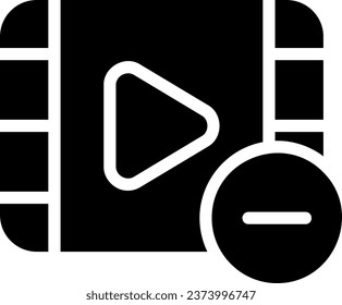 vector de ilustración de icono de glifo de eliminación