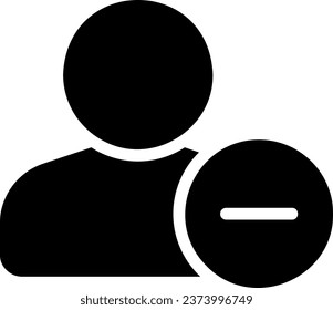 vector de ilustración de icono de glifo de eliminación
