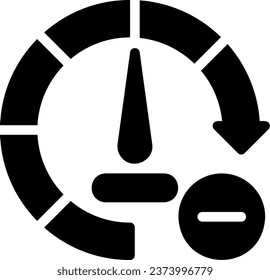 delete glyph icon illustration vector