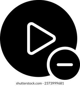 delete glyph icon illustration vector