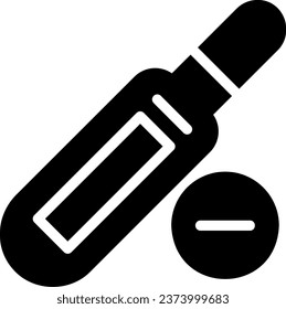 delete glyph icon illustration vector