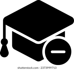 delete glyph icon illustration vector