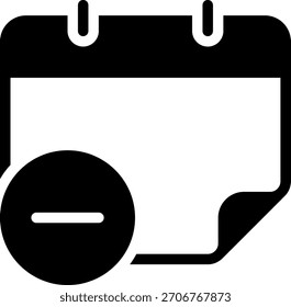 delete glyph icon illustration vector