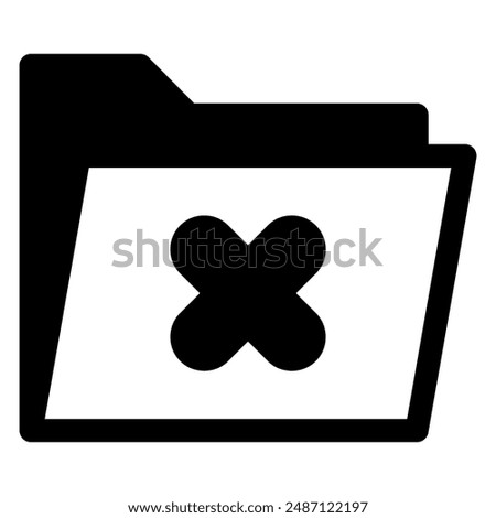 delete glyph icon vector illustration isolated on white background