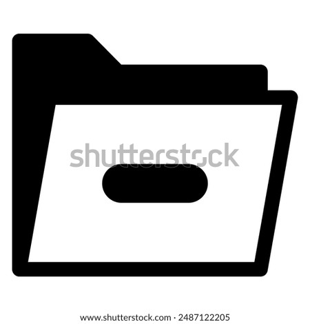 delete glyph icon vector illustration isolated on white background