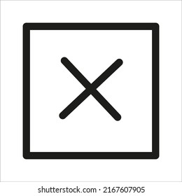 delete icon black and white