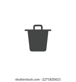 Borrar gráfico vectorial negro y blanco 